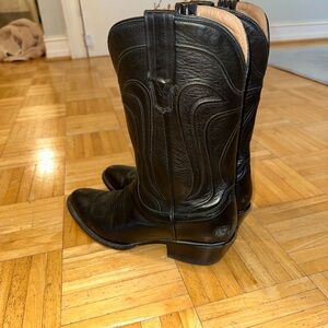 Tecovas Black Leather Boots